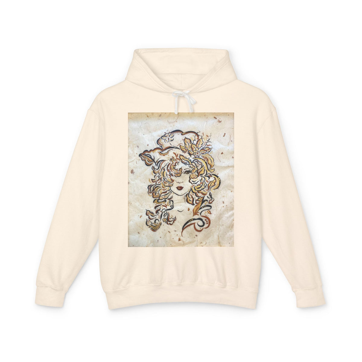 Arabella Full Print Lightweight Hooded Sweatshirt