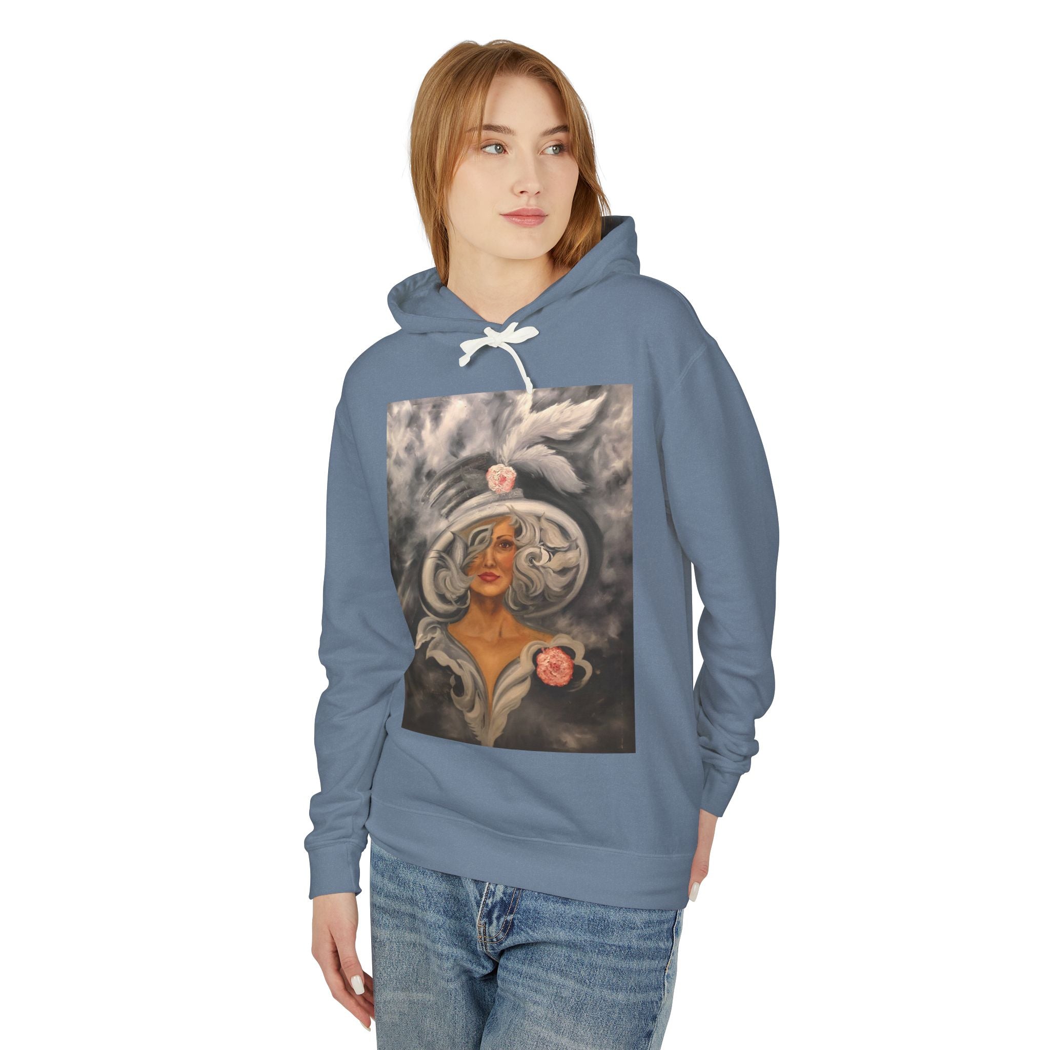 Lady Beautiful by KOKO33 Lightweight Hooded Sweatshirt